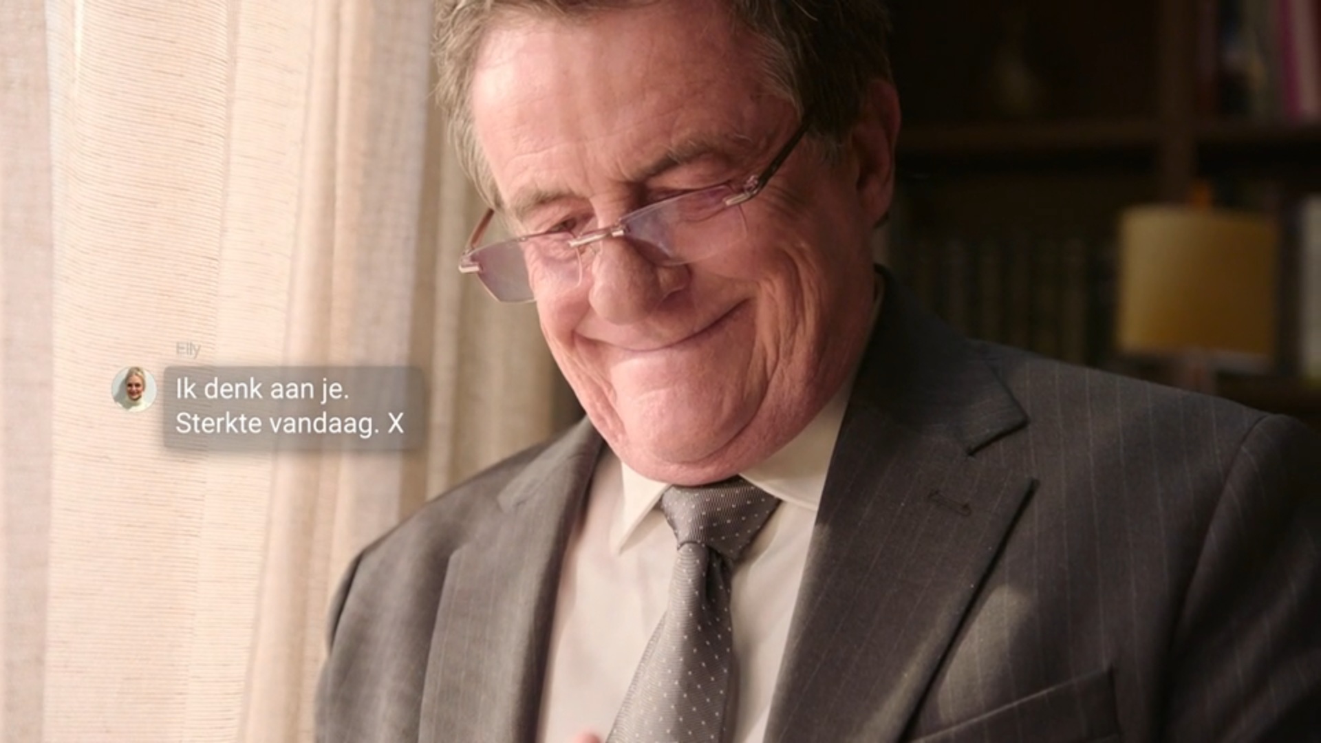 Henk is met zijn hoofd bij Elly